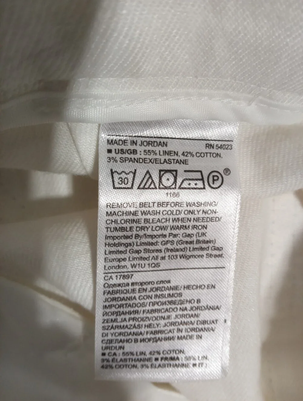 Banana Republic High Waist Linen Wide Leg Tie Waist Career Pants Size 12L